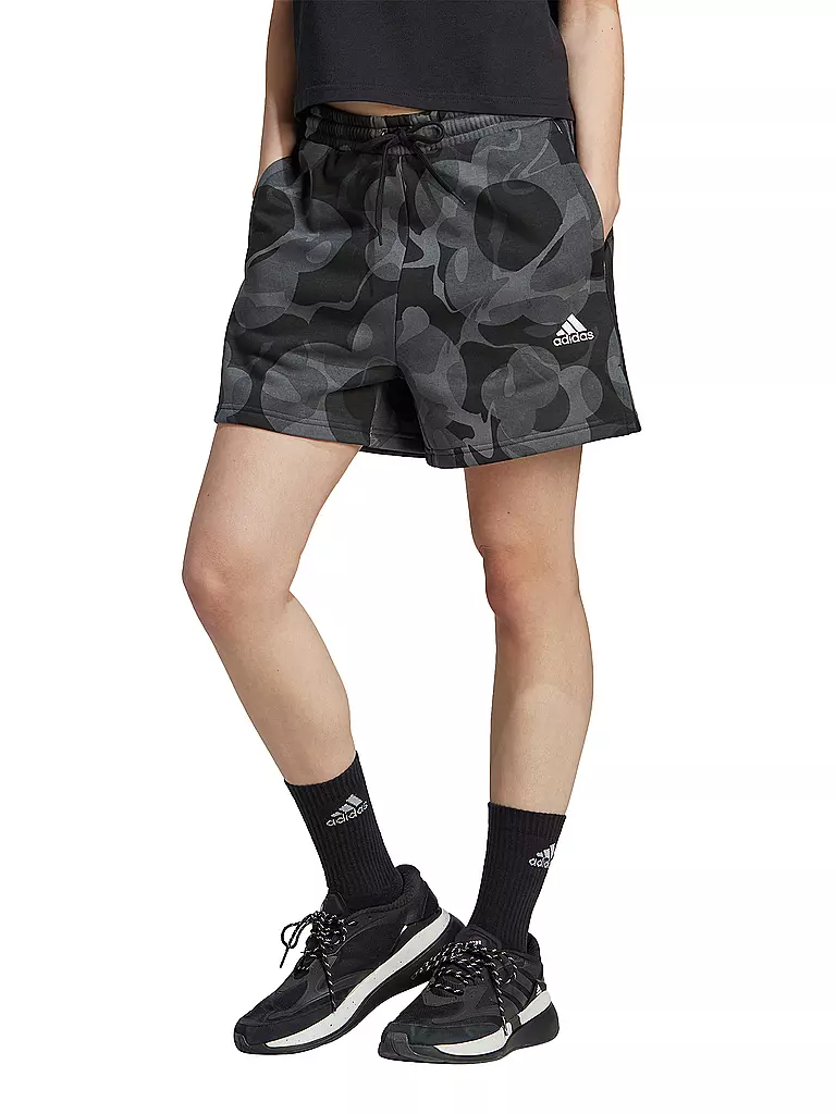 ADIDAS Damen Short Floral Graphis grau